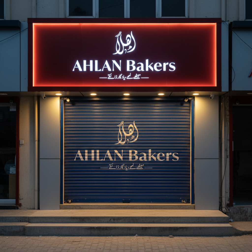 Ahlan branded exterior