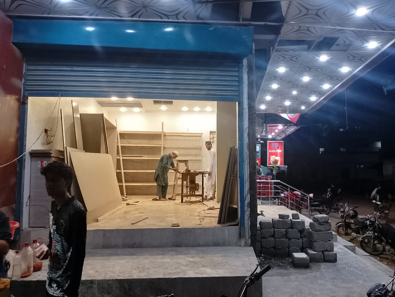 Ahlan shop before construction